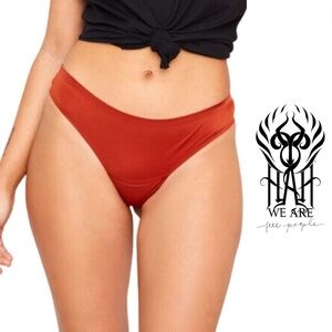 We Are HAH NWT Free People High End Thong - Bronze - Size XS